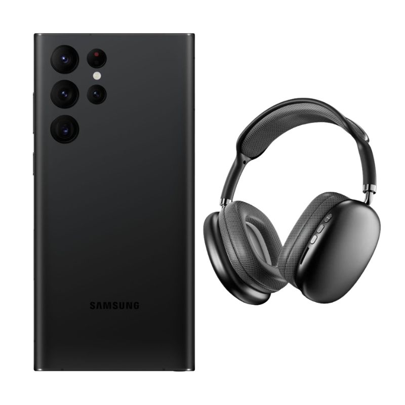 Foto 1 | Samsung S22 Ultra 512gb Negro Reacondicionado + Diadema Genérica