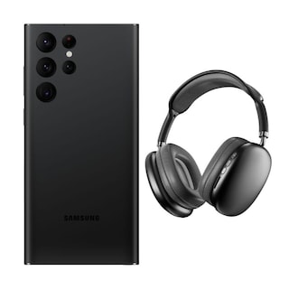 Foto 1 | Samsung S22 Ultra 256gb Negro Reacondicionado + Diadema Genérica