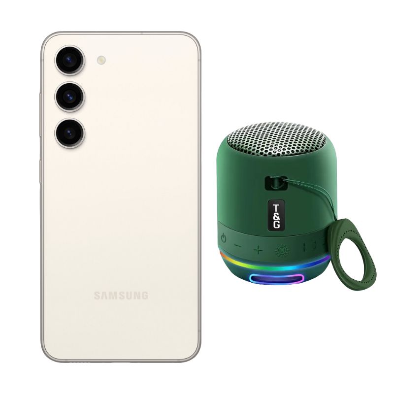 Foto 1 | Samsung S23 128gb Beige Reacondicionado + Mini Bocina