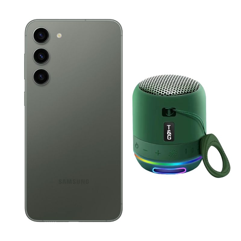 Foto 2 pulgar | Samsung S23 128gb Verde Reacondicionado + Mini Bocina