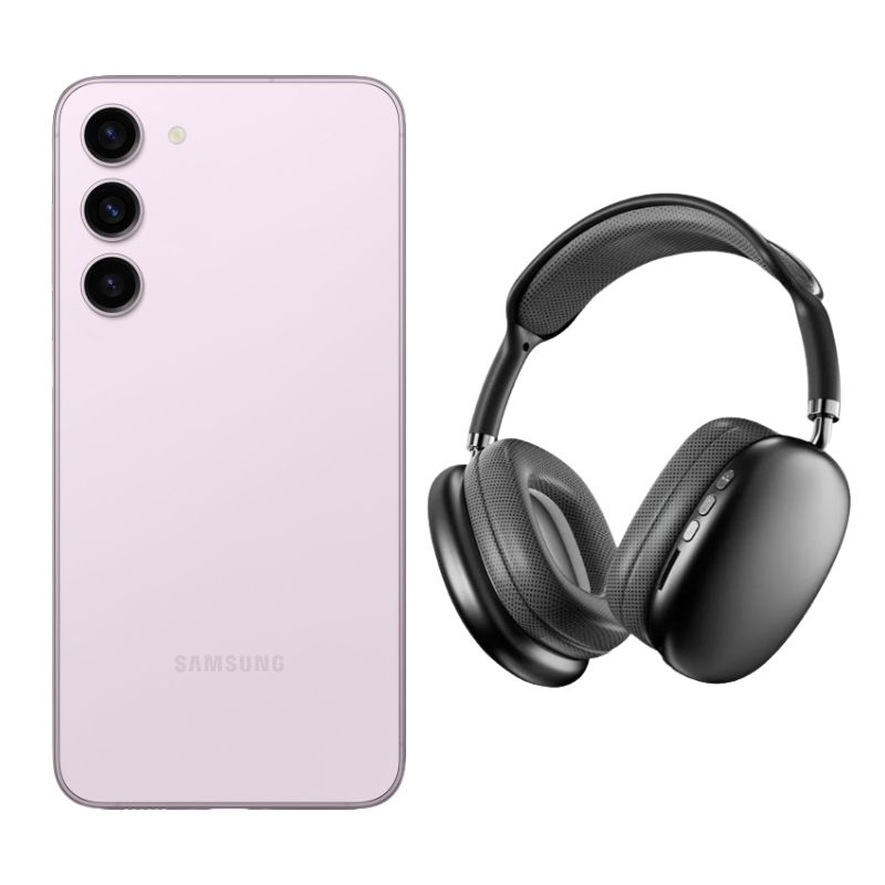Foto 1 | Samsung S23 128gb Lila Reacondicionado + Diadema Genérica