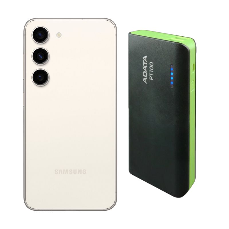 Foto 2 pulgar | Samsung S23 128gb Beige Reacondicionado + Power Bank 10,000mah