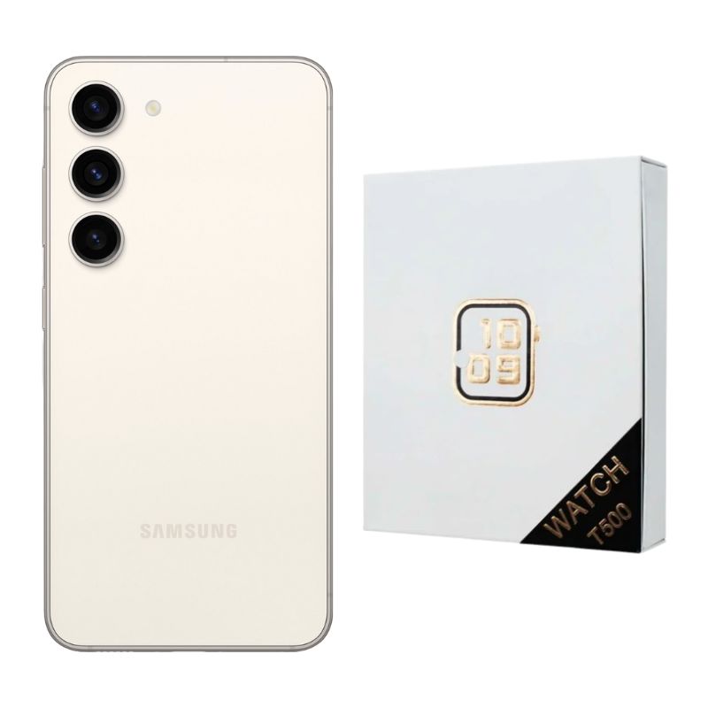 Samsung S23 128gb Beige Reacondicionado + Reloj Genérico