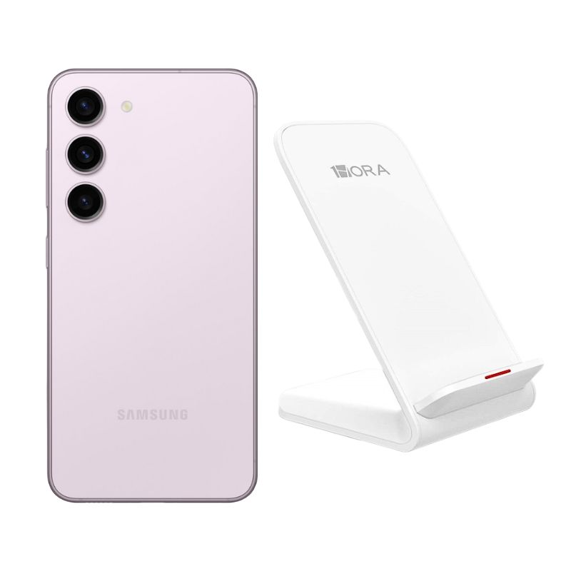 Samsung S23 128gb Lila Reacondicionado + Base Cargador