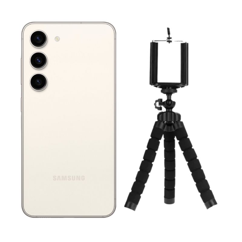 Foto 1 | Samsung S23 128gb Beige Reacondicionado + Trípode
