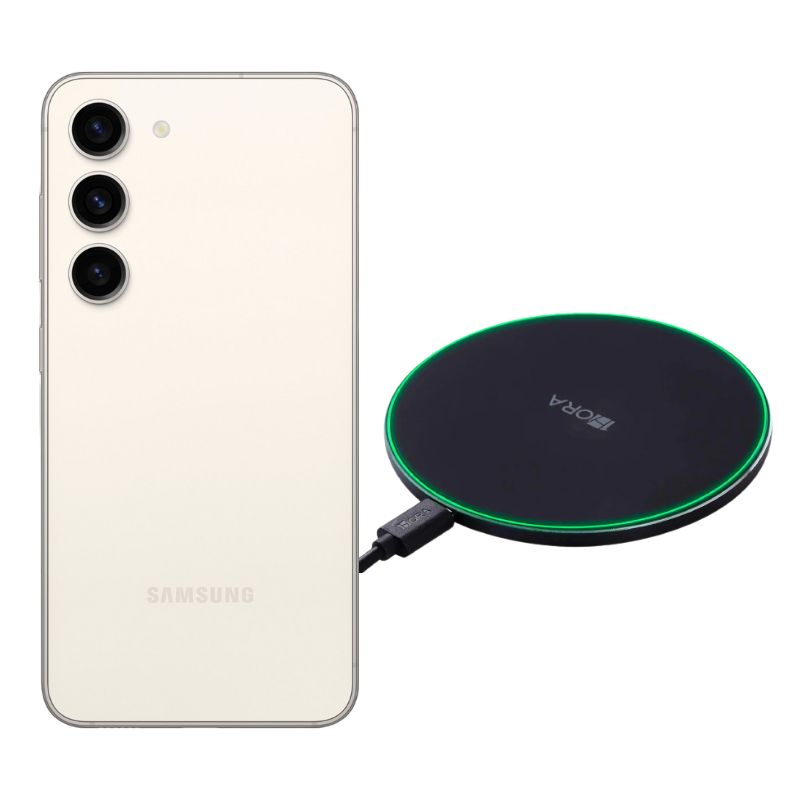Samsung S23 128gb Beige Reacondicionado + Cargador Genérico