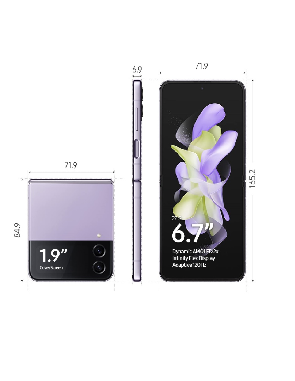 Foto 3 pulgar | Samsung Galaxy Z Flip 4 128gb Reacondiconado Lila