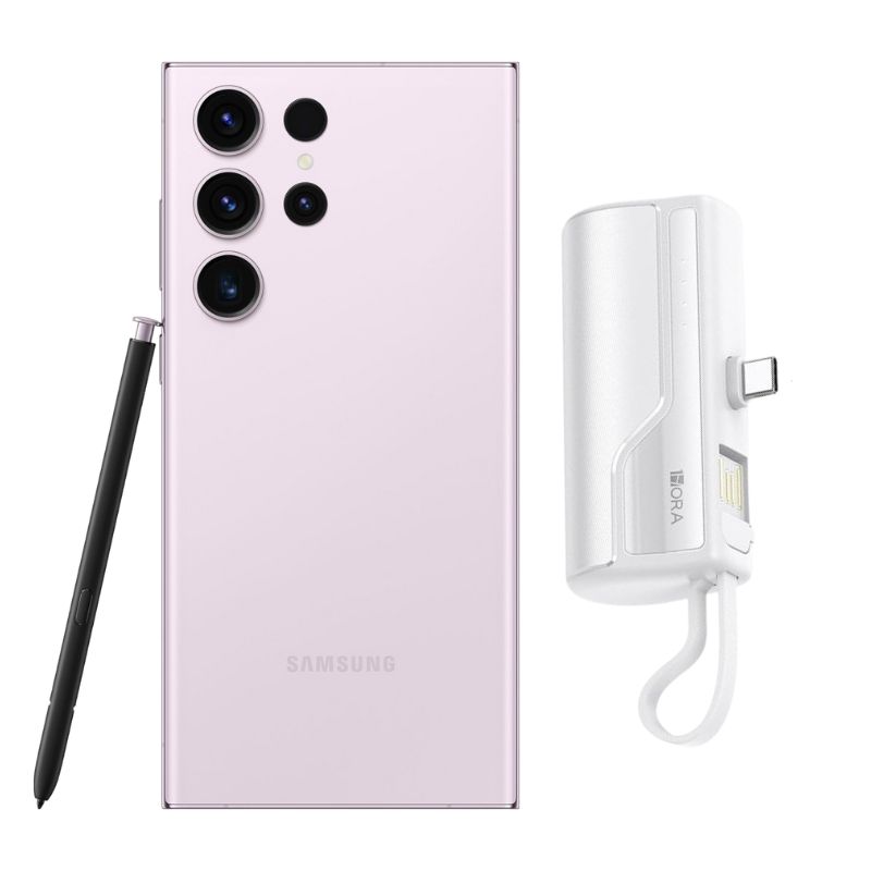 Galaxy S23 Ultra 256gb Lila Reacondicionado + Mini Power Bank