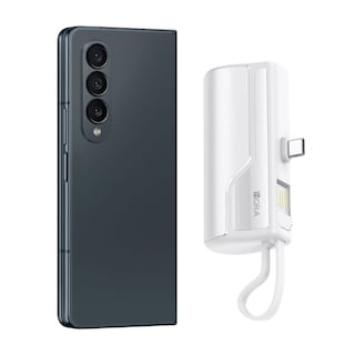 Foto 1 | Galaxy Z Fold 3 256gb Verde Reacondicionado + Mini Power Bank