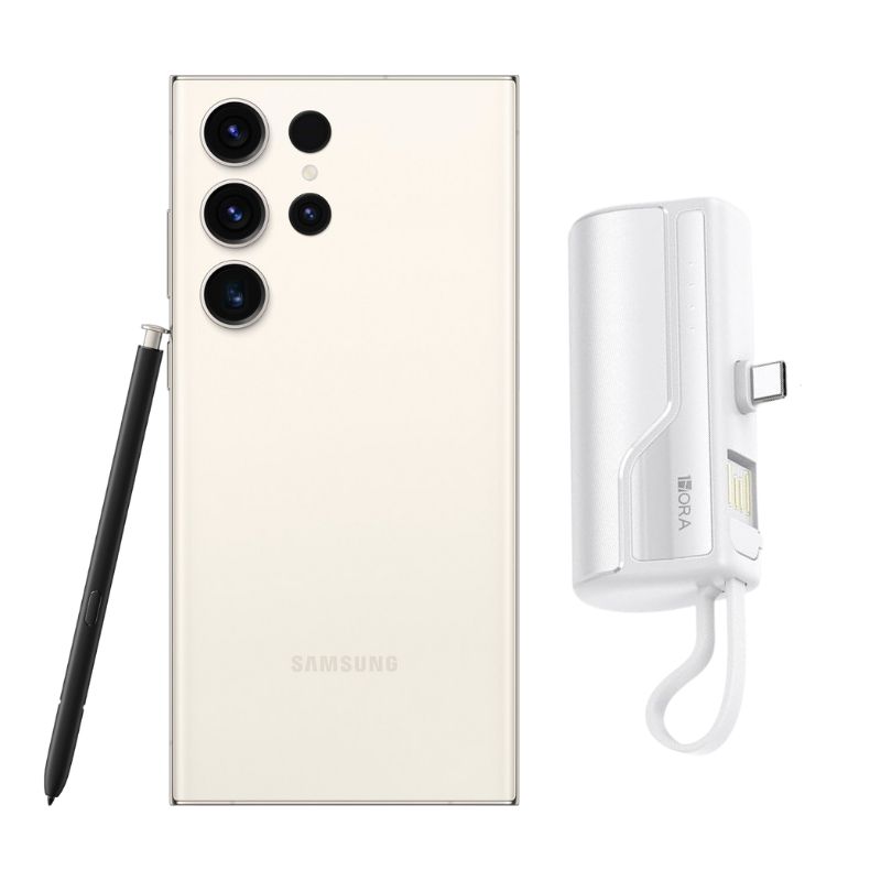 Galaxy S23 Ultra 256gb Beige Reacondicionado + Mini Power Bank