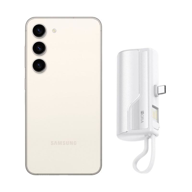 Foto 2 pulgar | Galaxy S23 128gb Beige Reacondicionado + Mini Power Bank