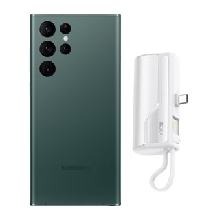 Foto 1 | Galaxy S22 Ultra 512gb Verde Reacondicionado + Mini Batería Portátil