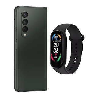Foto 1 | Galaxy Z Fold 3 256gb Verde Reacondicionado + Brasalete Genérico