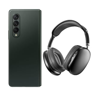 Foto 1 | Galaxy Z Fold 3 256gb Verde Reacondicionado + Diadema Genérica