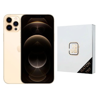 Foto 1 | Iphone 12 Pro Max 128gb Dorado Reacondicionado + Reloj Genérico