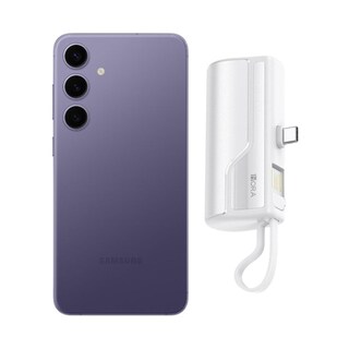Foto 1 | Galaxy S24 256gb Morado Reacondicionado + Mini Batería Portátil
