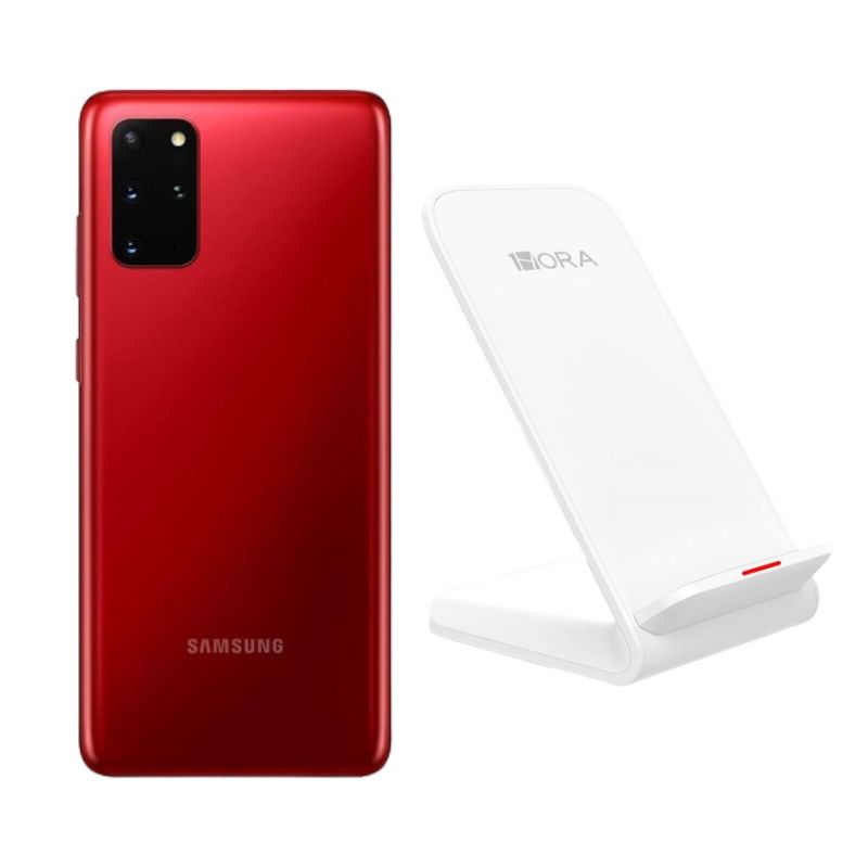 Galaxy S20 Plus 256gb Rojo Reacondicionado + Base Cargador