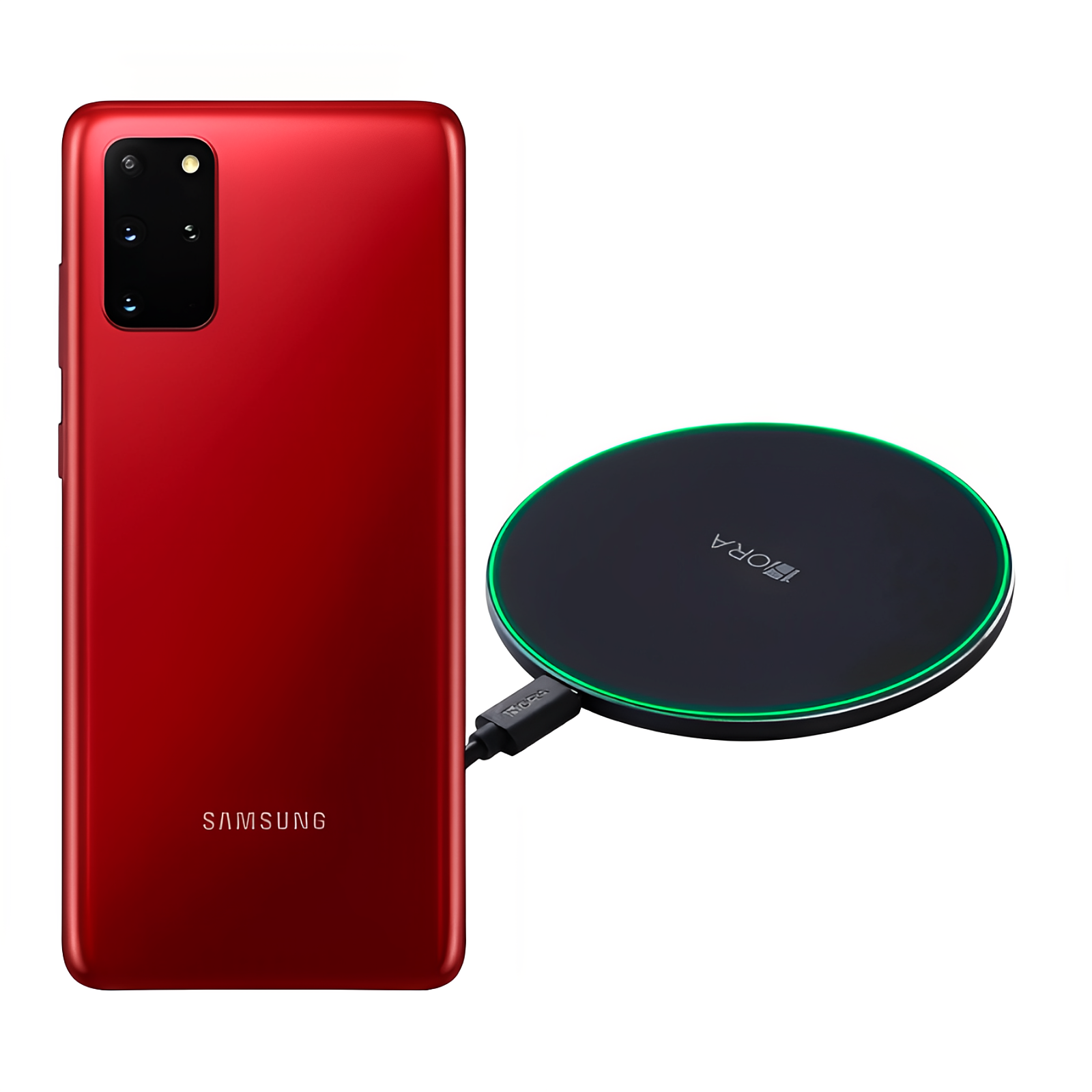 Galaxy S20 Plus 256gb Rojo Reacondicionado + Cargador Genérico