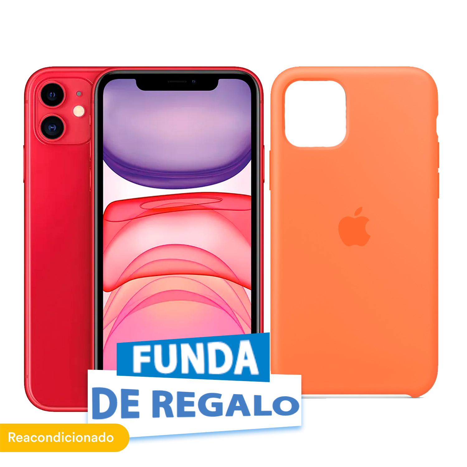 Celular Apple Iphone 11 128 - Amarillo Reacondicionado A