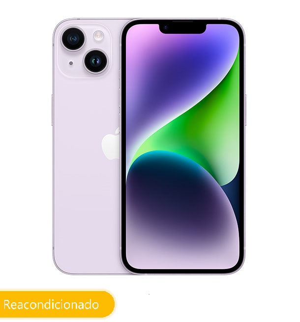 Celular Reacondicionado Iphone 14 256gb Super Retina Xdr 6.1 Pulgadas- Morado