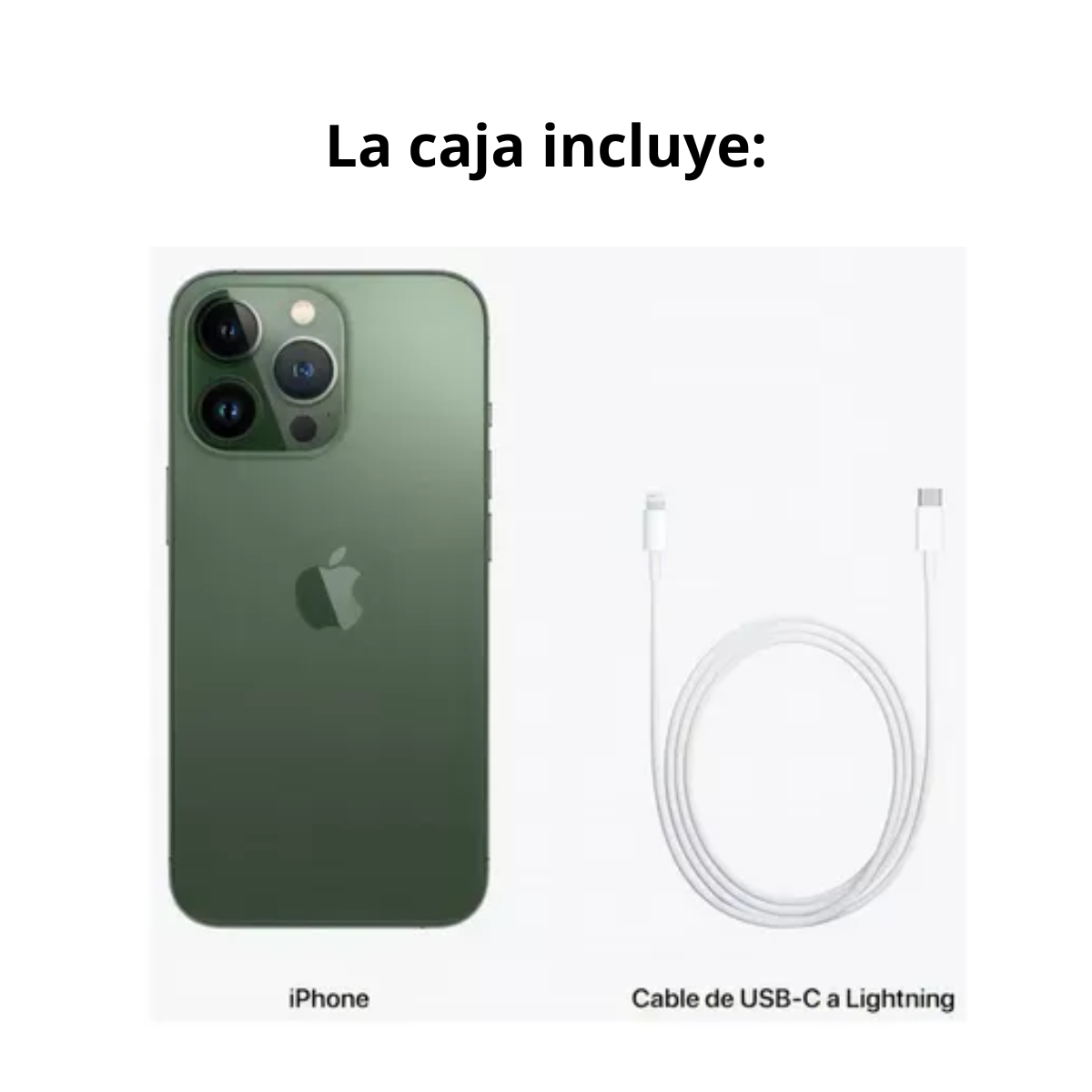 Foto 5 | Celular Apple Iphone 13 Pro Max Color Verde Alpino 128 Gb Reacondicionado