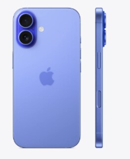 Foto 2 | Celular Apple iPhone 16 128 GB Azul Nuevo Desbloqueado