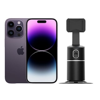 Foto 1 | Iphone 14 Pro 128gb Morado E-sim Reacondicionado + Estabilizador