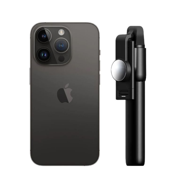 Iphone 14 Pro 128gb Negro E-sim Reacondicionado + Baston Bluetooth