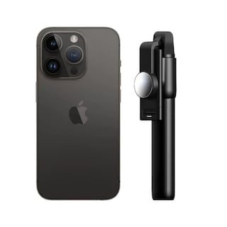Foto 1 | Iphone 14 Pro 128gb Negro E-sim Reacondicionado + Baston Bluetooth