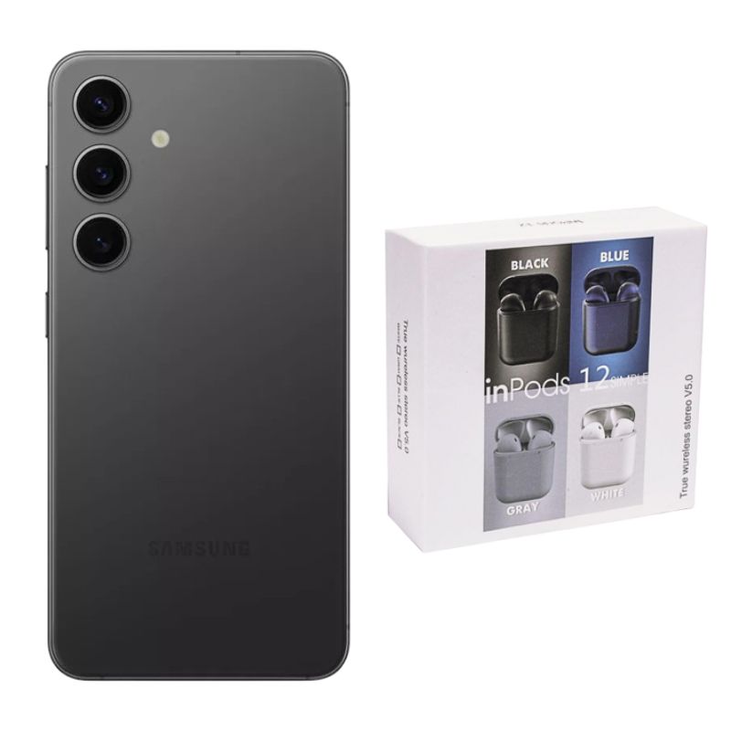 Foto 1 | Galaxy S24 128gb Negro Reacondicionado + Audífonos Genéricos