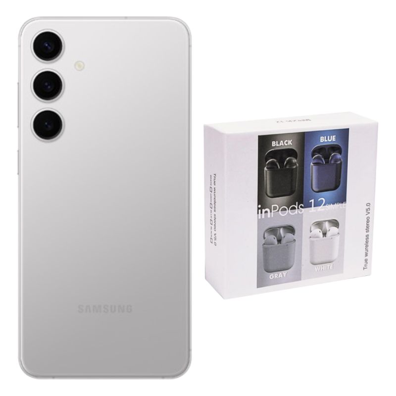 Galaxy S24 128gb Gris Reacondicionado + Audífonos Genéricos
