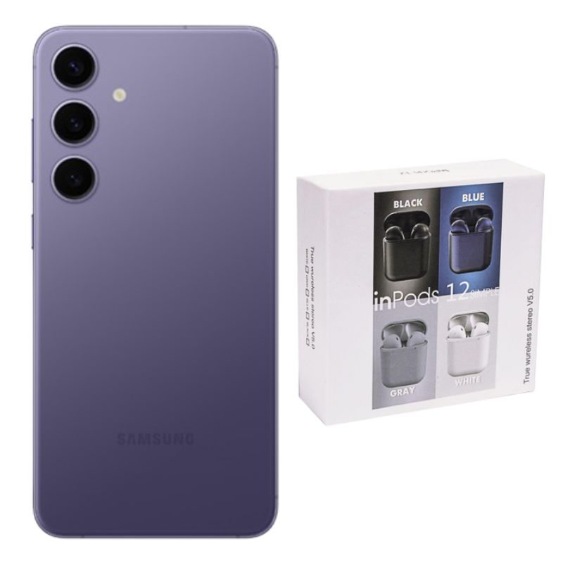 Galaxy S24 128gb Morado Reacondicionado + Audífonos Genéricos