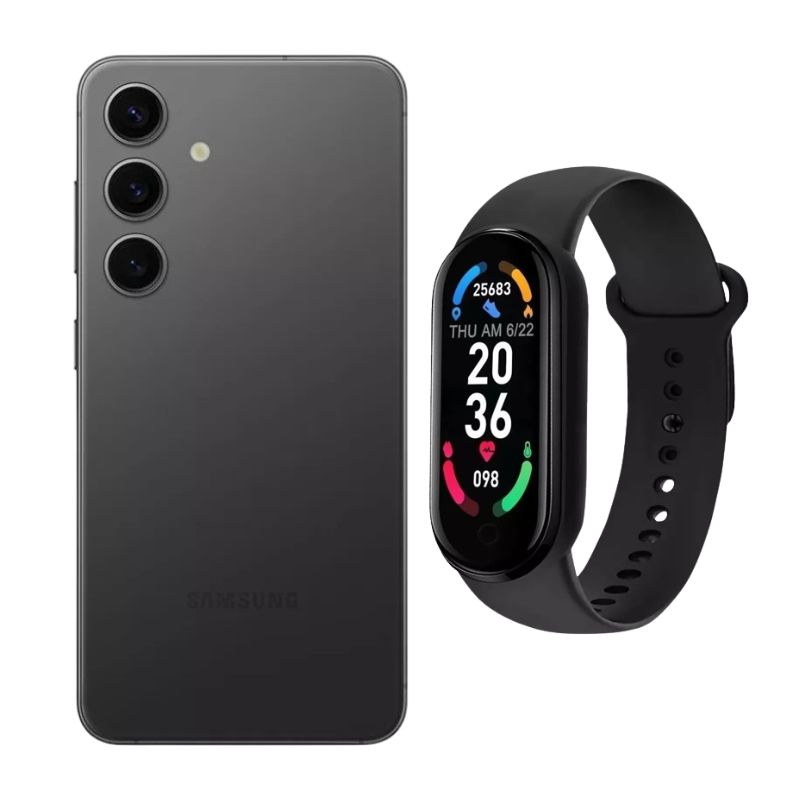 Foto 1 | Galaxy S24 128gb Negro Reacondicionado + Brasalete Genérico