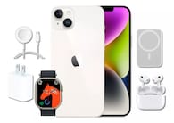 Celular iPhone 14 Blanco 128 gb Reacondicionado Grado A + Accesorios