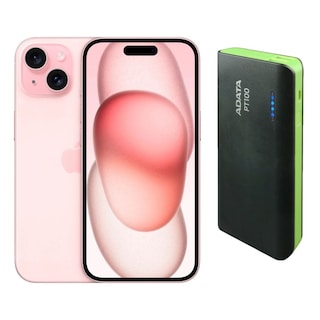 Foto 1 | Iphone 15 128gb Rosa E-sim Reacondicionado + Power Bank 10,000mah