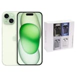 Iphone 15 128gb Verde E-sim Reacondicionado + Audífonos Genéricos