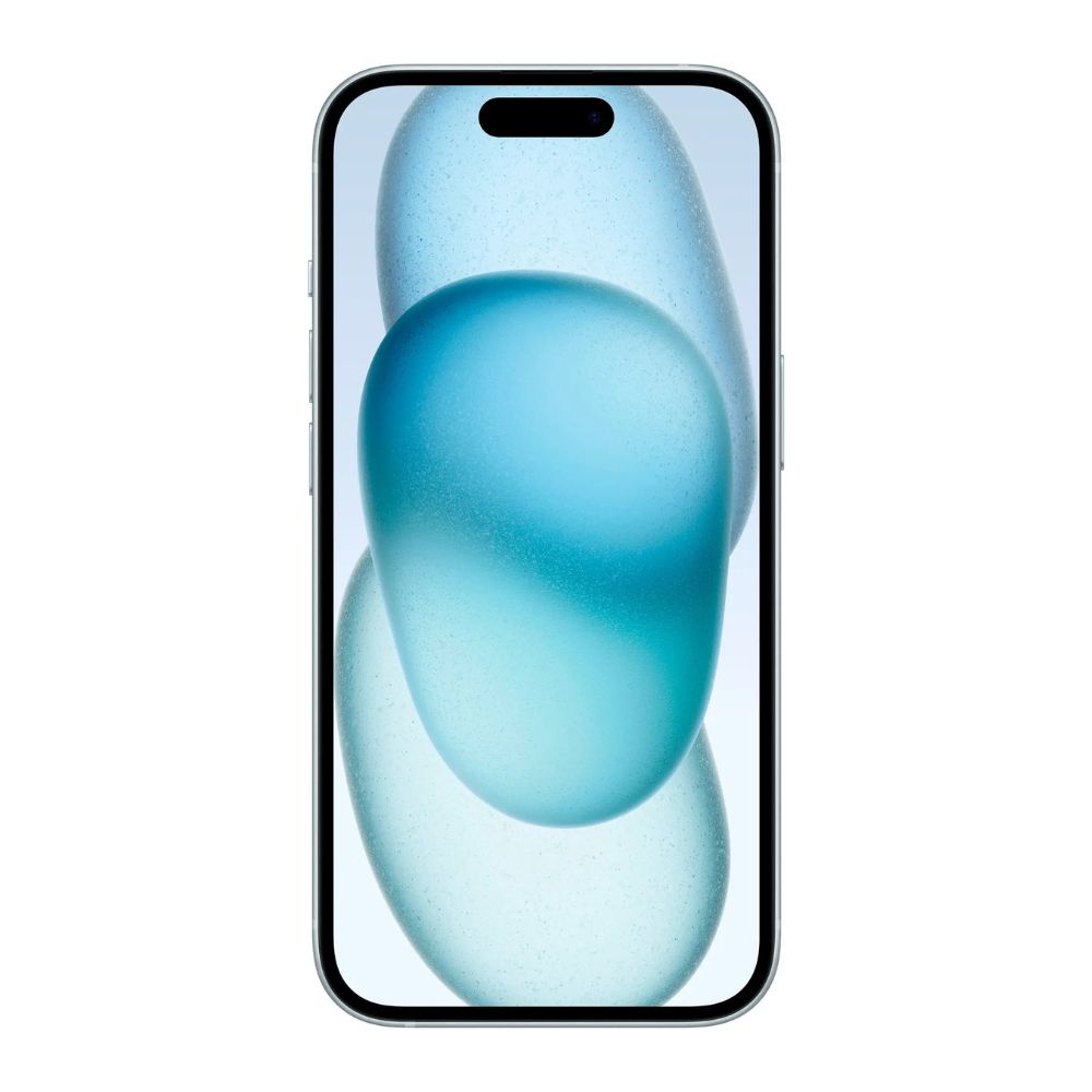 Foto 2 | Iphone 15 128gb Azul Chip Reacondicionado + Audífonos Genéricos