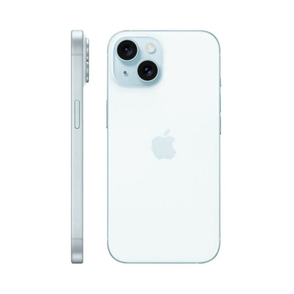 Foto 4 pulgar | Iphone 15 128gb Azul Chip Reacondicionado + Audífonos Genéricos