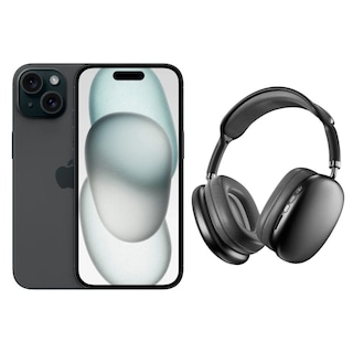 Foto 1 | Iphone 15 128gb Negro E-sim Reacondicionado + Diadema Genérica
