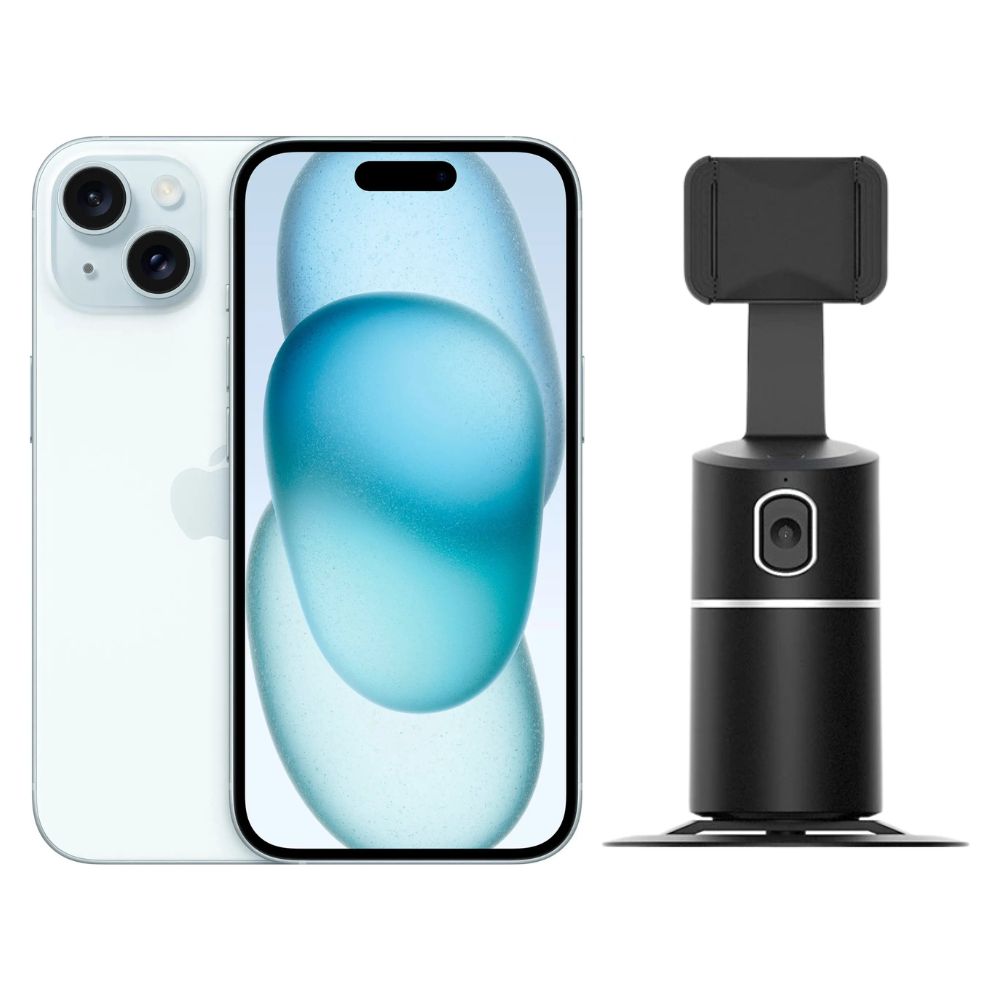 Iphone 15 128gb Azul E-sim Reacondicionado + Estabilizador