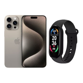 Foto 1 | Iphone 15 Pro 128gb Natural E-sim Reacondicionado + Brasalete Genérico