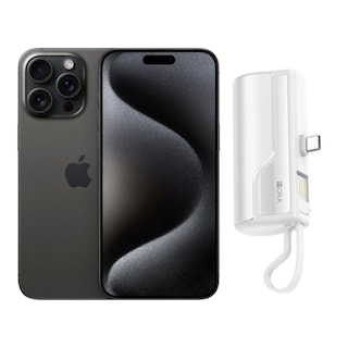 Foto 1 | Iphone 15 Pro 128gb Negro E-sim Reacondicionado + Mini Power Bank