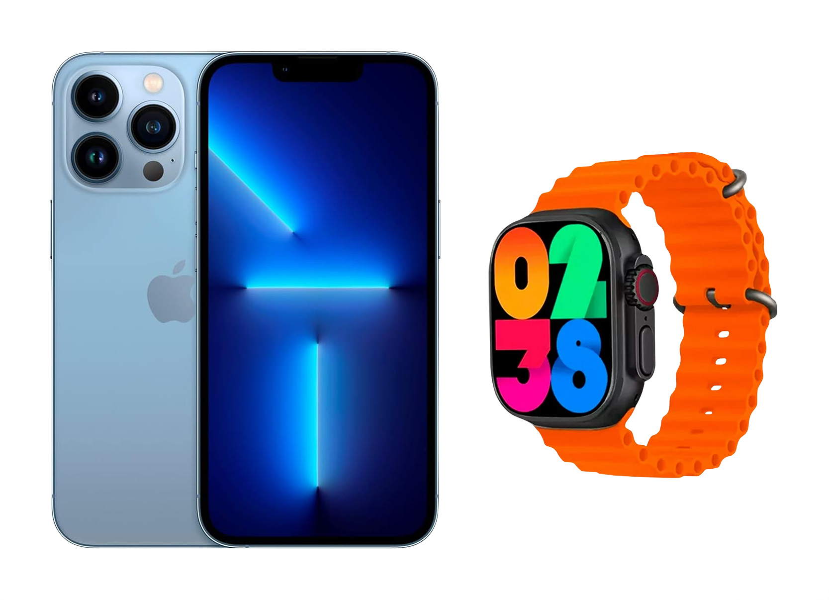 iPhone 13 Pro 128 GB Azul Reacondicionado + Smartwatch