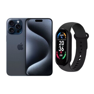 Foto 1 | Iphone 15 Pro Max 256gb Azul Chip Reacondicionado + Brasalete Genérico