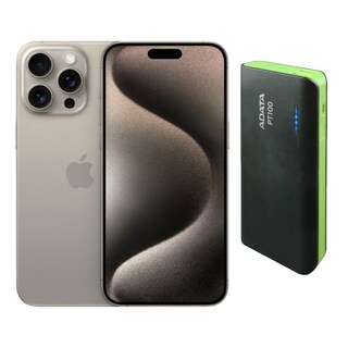 Foto 1 | Iphone 15 Pro Max 256gb Natural Chip Reacondicionado + Power Bank 10,000mah