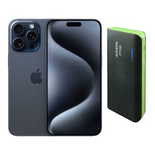 Foto 1 | Iphone 15 Pro Max 256gb Azul Chip Reacondicionado + Power Bank 10,000mah