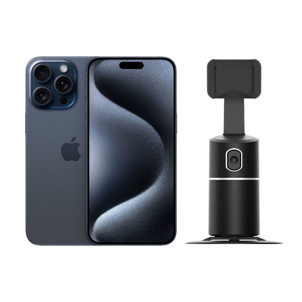 Iphone 15 Pro Max 256gb Azul Chip Reacondicionado + Estabilizador