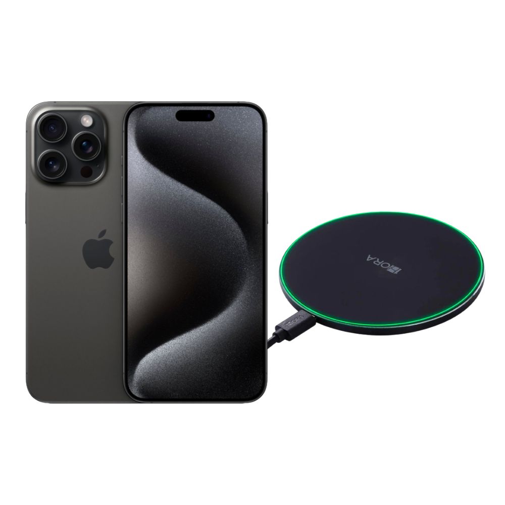 Iphone 15 Pro Max 256gb Negro Chip Reacondicionado + Cargador Genérico
