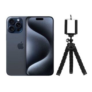Foto 1 | Iphone 15 Pro Max 256gb Azul Chip Reacondicionado + Tripode