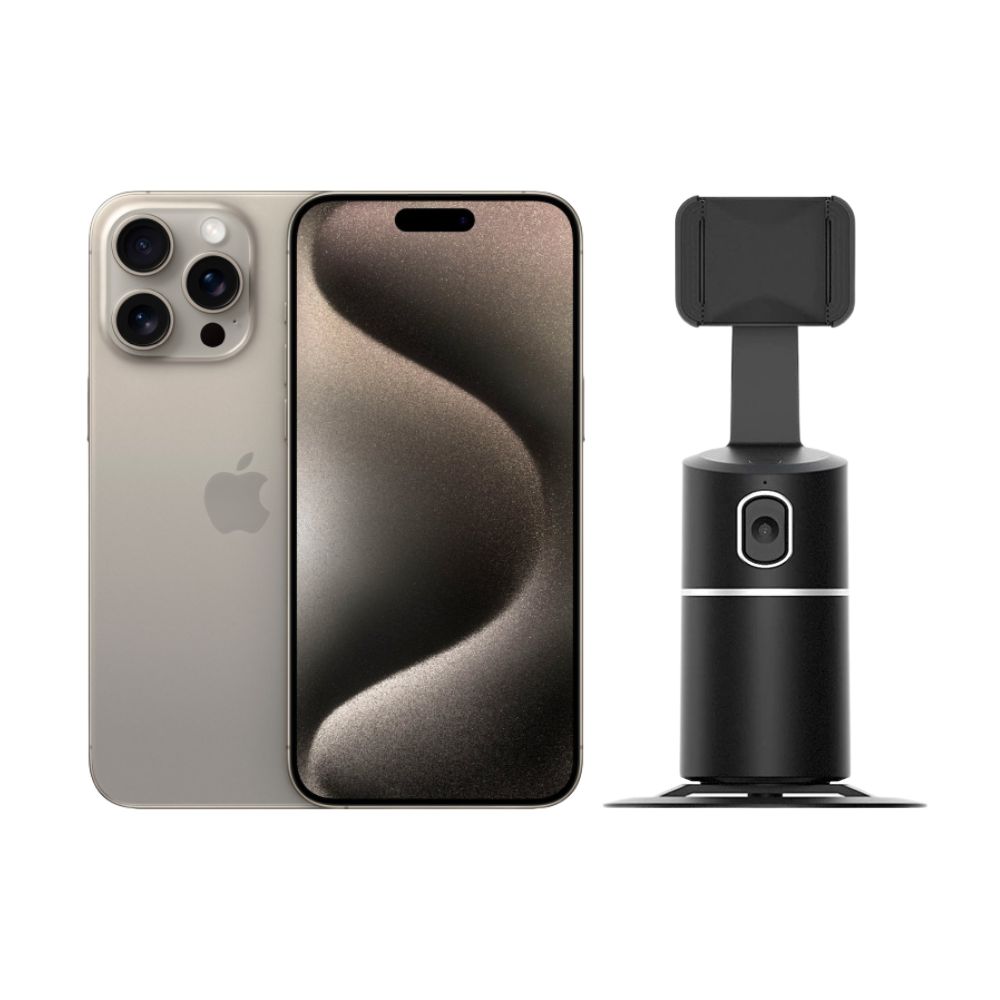 Iphone 15 Pro Max 256gb Natural Chip Reacondicionado + Estabilizador